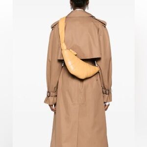 small Croissant leather shoulder bag